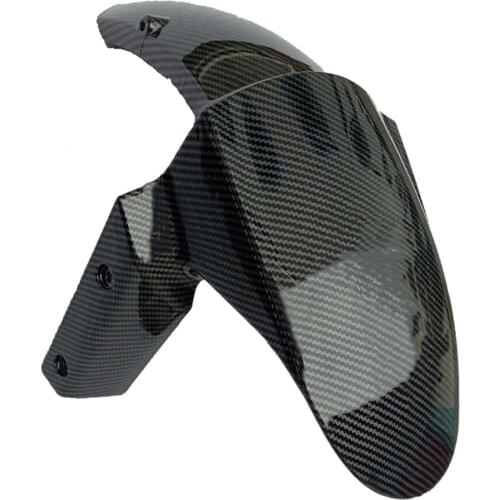 For Kawasaki ZX-6R 636 2009-2018 Motorcycle Carbon Color Front Wheel Fender Splash Guard Cover Mudguard for ZX-10R 2011-2015