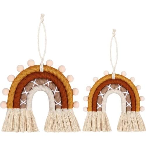 Home Decor Handmade Weaving Ornament Nordic Fresh Simple Kid Room Wall Hanging