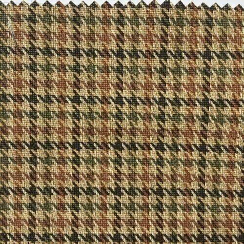 Houndstooth British style printed synthetic PVC leather material
