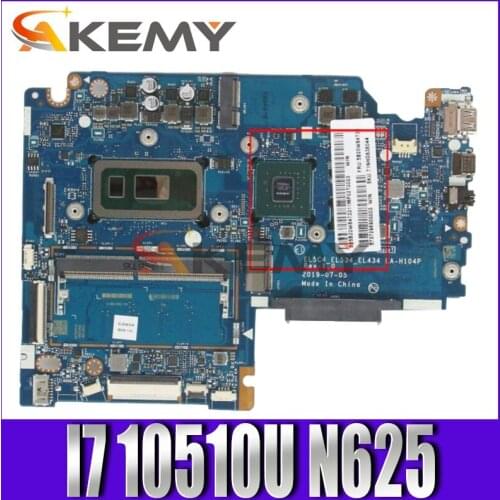 Mainboard For Lenovo S340-14IML Laptop motherboard LA-H104P motherboard with CPU I7 10510U GPU N625 RAM 8G 100% test