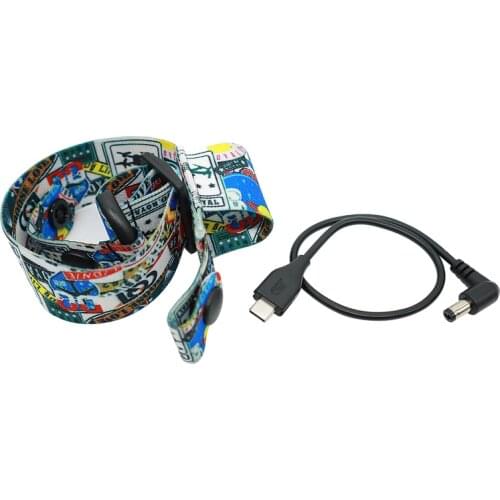Suitable for DJI FPV flight video glasses V2 graffiti color headband fixed strap personalized drone accessories
