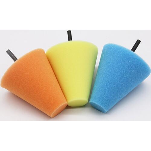 3 inch Burnishing Foam Sponge Polishing Pad Car Polisher Tyres Wheel Wheel Hub Tool Polishing Machine Cone-shape Wheel Hubs Disk