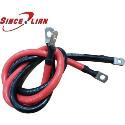 0AWG 1AWG 2AWG 4AWG 6 7AWG Special Soft Silicone Sheath Wire 12/16/25/35/50/70 square Battery Power Cord Terminal silicone Line