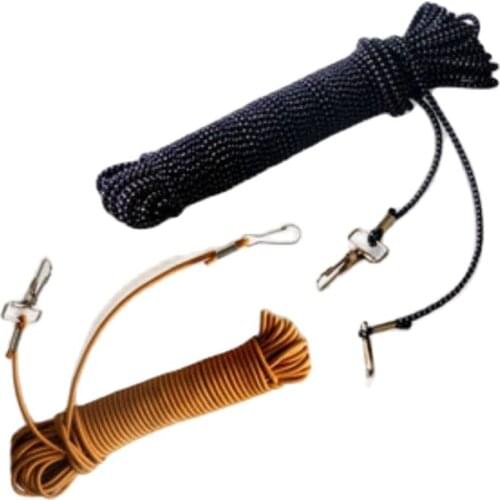 Chuangwei Fishing Miss Rope Fish Pole Rod Protector Elastic Rubber Rope Line 3m 5m 8m 10m 15m 20m Fishing Tackle Tools