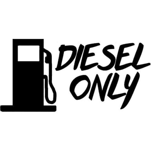 Car Styling Fashion Diesel Only High quality Graphical Decal Vinyl Car Sticker 15cm*7.3cm
