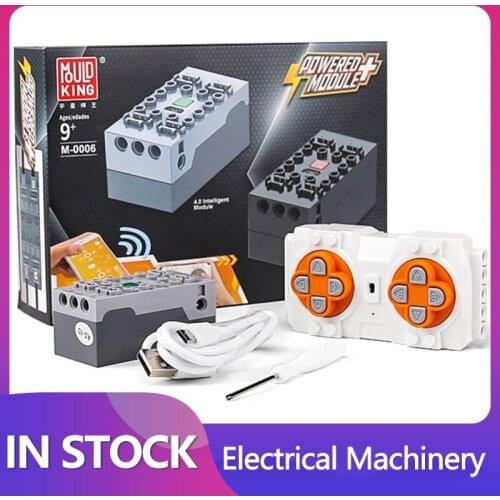 Mould King Motorized High-tech Car Parts The APP Remote Controller 4.0 Intelligent Module Car Model Building Blocks