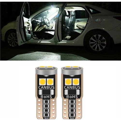 2Pcs W5W LED Canbus T10 168 Car Interior Light 12V For BMW E46 E39 E90 E60 E36 F30 F10 E30 E34 X5 E53 M F20 X3 E87 E70 E92 X1