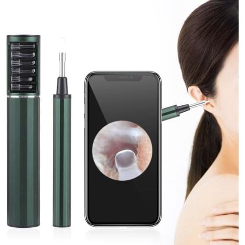 3.9mm WiFi Ear Otoscope Wireless LED Ear Wax Removal Tool Ultra-Thin Ear Scope 3.0MP High Definition Camera Health Care Tool