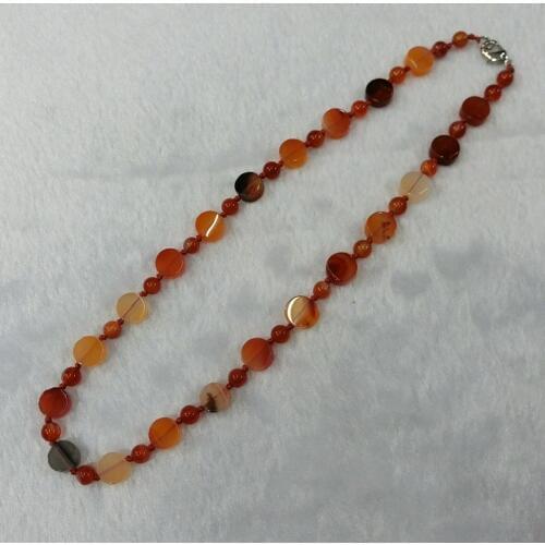 3pcs Natural Stone Quartz Agates Carnelian Hand-woven Bohemia Choker Torque Energy Treat Round Abacus Beads Necklace Collar Free