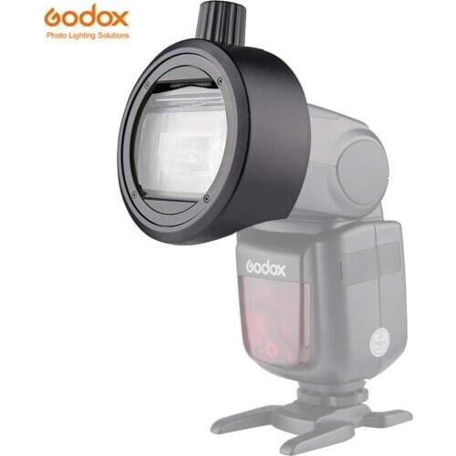 Godox S-R1 Adapter,Round Flash Head Magnetic Modifier Adapter for Godox V860II, V850II, TT685, and TT600 Series Flashes