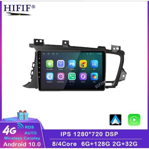Android 10.0 Car Radio For Kia K5 Optima 2011-2015 2 din DSP RDS stereo GPS Navigation Multimedia Video Player 4G NET+WIFI FM AM