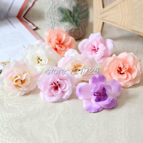 Free shipping artificial flowers head wedding Floral Decor DIY Wedding buds / Home Decoration rose
