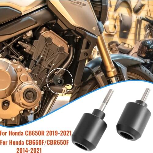 CB650R Motorcycle Frame Slider Crash Protector Pad Cover Falling Protector Guard for Honda CB650F CBR650F 2014-2021 2019 2020