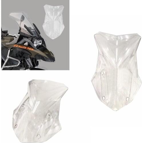 For BMW R1200GS R1200 R 1200 R1250GS 1250 ADV R1200GS Adventure 2013-2019 Smoke Black Windshield Spoiler Windscreen