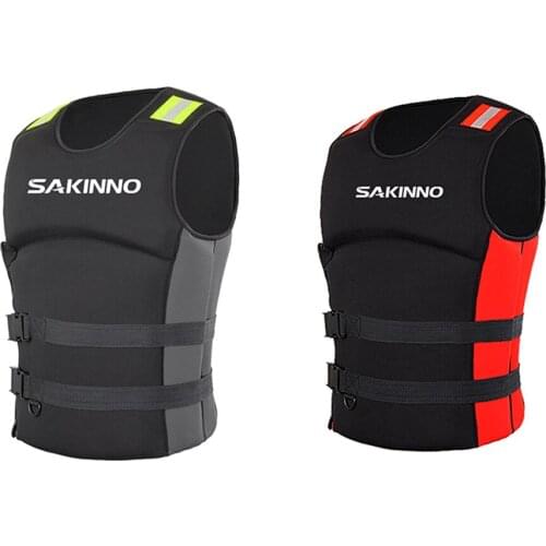 Adult Neoprene Life Vest EPE Buoyancy Cotton Watersports Fishing Water Skiing Surfing Swimming Kayaking Rafting Safety Life Vest