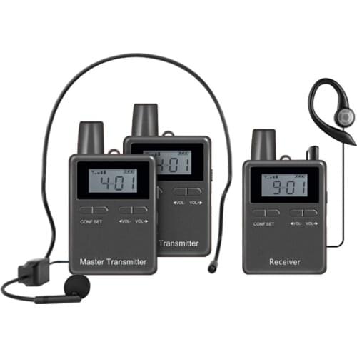 Two way 2.4G Portable Long Range Wireless Audio Guide System Used For Conference Simultaneous Interpretation