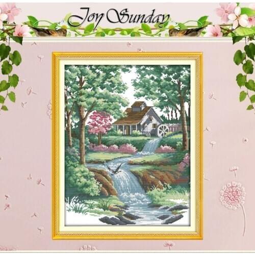 Good Environment Patterns Counted Cross Stitch 11 14CT Cross Stitch Set Wholesale Scenery Cross-stitch Kit Embroidery Needlework