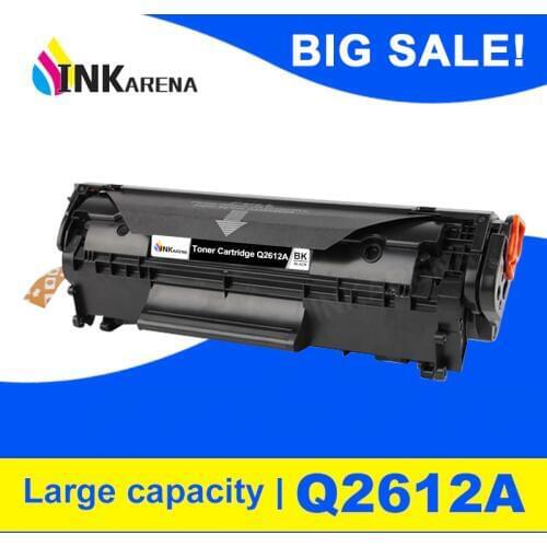 INKARENA Compatible Q2612A q2612 2612a 12a 2612 Black Toner Cartridge For HP LaserJet LJ 1010 1020 1015 1012 3015 3020 3030 3050