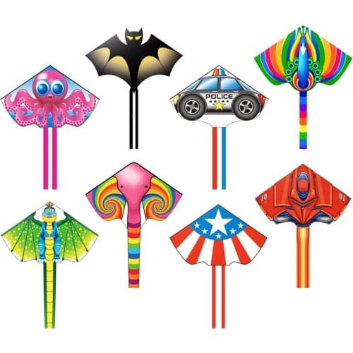 Cartoon Kite for Kids and Adults, Easy Flyer Colorful Kites Great for Beginners Outdoor Games Activities, Beach H055