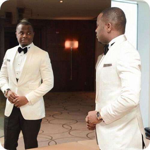 Men Suits Designs Ivory Casual Wedding Suits Groom Blazer Slim Fit Custom Made 2018 Tuxedos Prom Costume Homme Mariage 2 Pieces