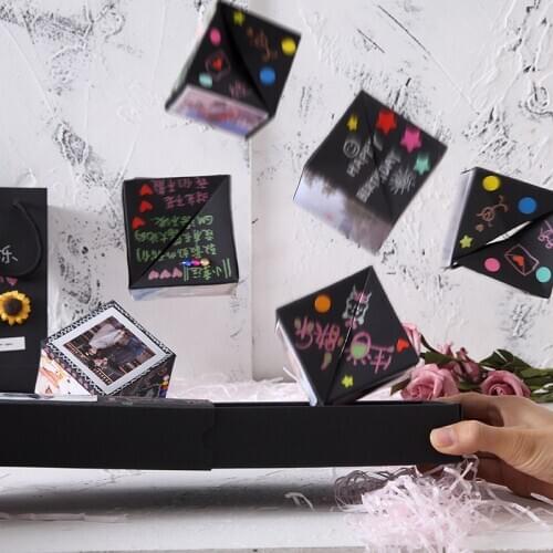 New DIY Surprise Gift Creative Box Bouncing Toy Box Explosion Valentine Birthday Gift Anniversary Scrapbook April Fools Day