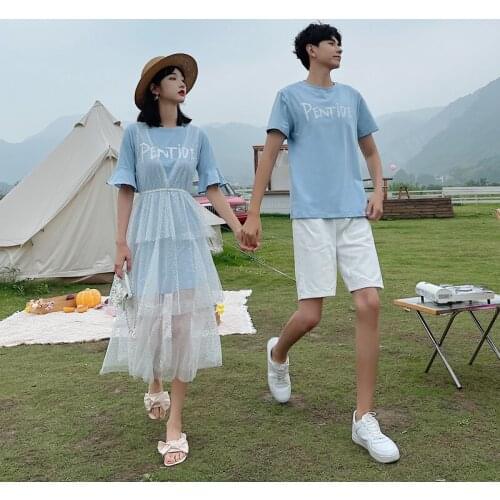 Couples wear summer 2021 new niche suit couples clothes couples clothing
