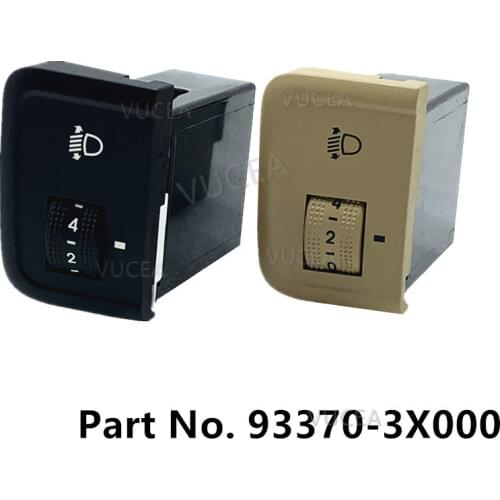 Genuine Front headlight height adjustment switch knob For Hyundai Elantra MD 933703X000RY 933703X000YDA 933703X000 93370-3X000