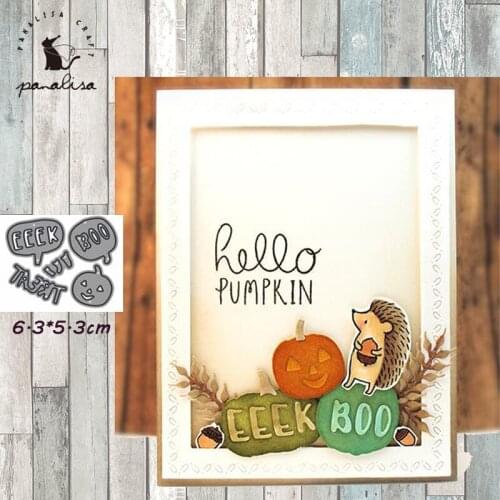 Panalisacraft Halloween pumpkin Metal Cutting Dies And Stamps cut die scrapbooking Album Paper Card Craft Embossing