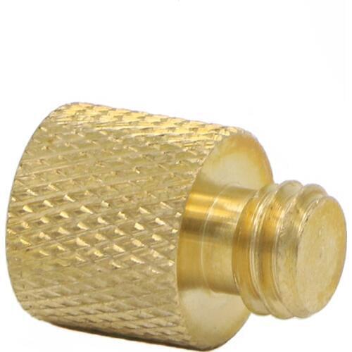 Golden New 1/4 inch Female to 3/8 inch Male Tripod Thread Reducer Adapter Brass Copper For Camera tripod Diameter of screw 3/8