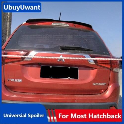 UBUYWANT Rear Roof Universal Spoiler For Mitsubishi Outlander 2016 - 2020 ABS Car Tail Wing Decoration Hatchback Lip Spoiler