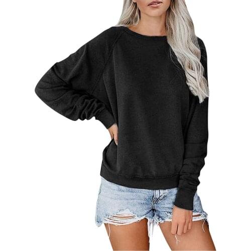 2021 Winter Casual Thicken Hoodie Tops Femme Solid O Collared Sweatshirts Harajuku Blouse Comfy Long Sleeve Sweater Streetwear