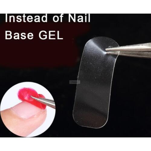 22 tips nail base gel guard sticker nail art tape base gel stick easy remove UV gel glue manicure tools protect Finger