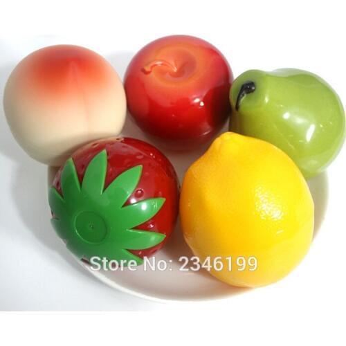 30G 30pcs/lot Cartoon Fruit Style Facial Cream Container, Portable Cosmetic Cream Refillable Jar, Empty Baby Ceam Packing Box