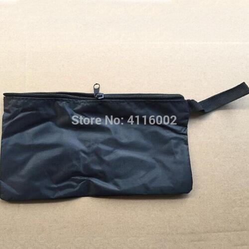 300pcs 137*245mm Black Canvas Tools Set Bag Zipper Storage Instrument Case Pouch Waterproof Tool Case Portable