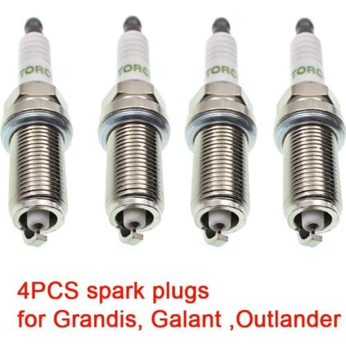 4PCS Spark Plug for Mitsubishi Lancer Outlander I 2001-2008 Galant Grandis CU5W DJ1A DM1A NA4W MN158596 MN 158596