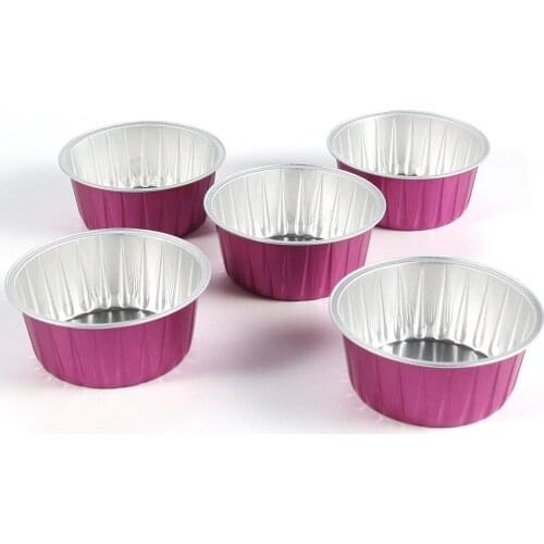 5PCS Paper-Free Unhaired Butter-Bean Capacity Aluminum Foil Wax Melting Bowl Aluminum Depilatory Wax Auxiliary Accessories Tool