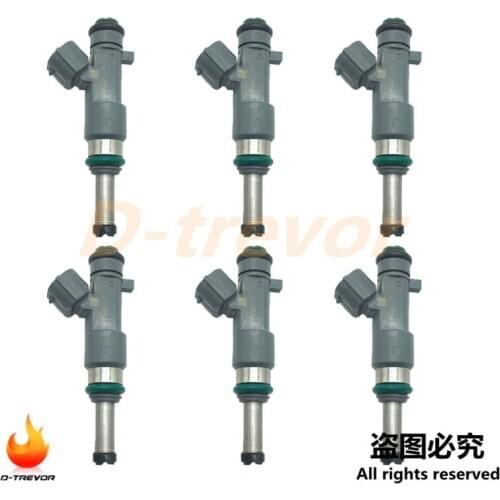 6Pcs fuel injector 16600-EA00A For 2005-2017 Nissan Frontier 2.5L X-trail