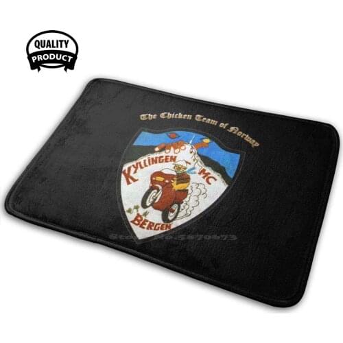 The Chicken Team Of Norway 3D Household Goods Mat Rug Carpet Cushion The Chicken Team Of Norway Kyllingen Mc Mc Club Riding