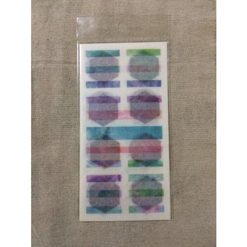 Star sky decorative sticker(1pack=6pieces)