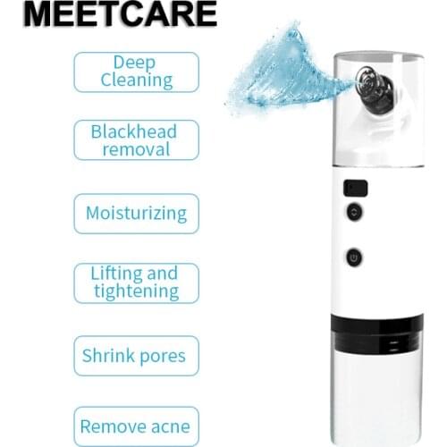 Electric Facial Pore Cleaner Home Small Bubble Acne Horn Sebum Blackhead Remover Vacuum Suction Pore Deep Cleaning Beauty Face