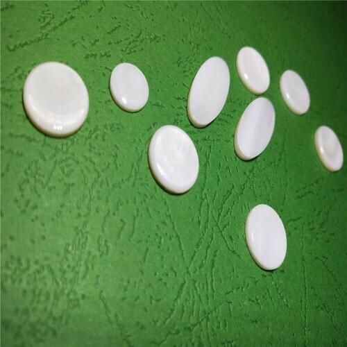 5 set =45 pcs Soprano alto tenor saxophone button Freshwater shell sax parts Sax Keypad natural shell JI YIN