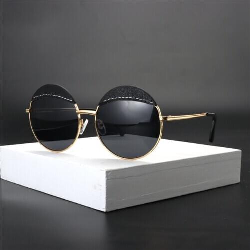 Round punk Sunglasses Women 2020 Small Frames Punk Sunglasses Men Retro Eyewear Vintage Sunglasses Brand Designer UV400 FML