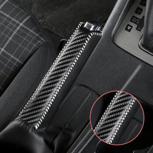1pc for Skoda Octavia 2015-2019 Hand brake cover top layer Genuine leather decorate protect