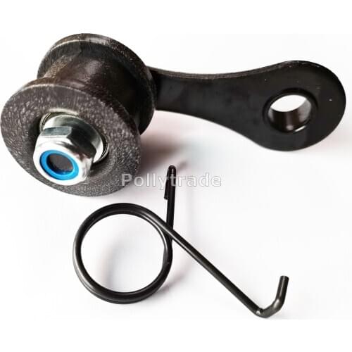 Motorcycle Chain Tensioner Adjuster with Spring Roller Guide for Scooter 50-250cc Pit Dirt Bike ATV Parts
