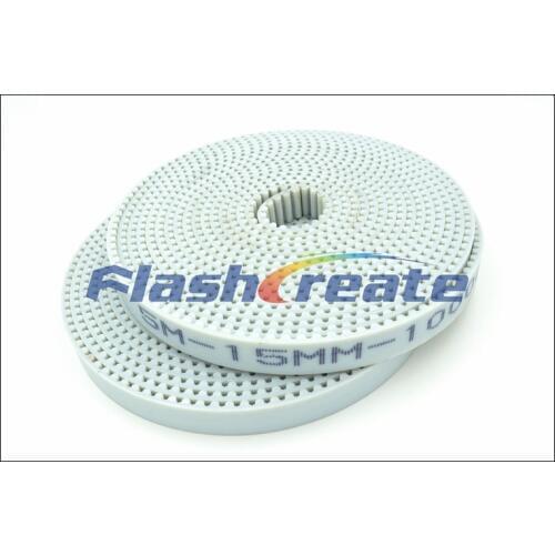 POWGE 10meters HTD5M PU Open Ended Timing Belt Width 15mm HTD 5M Belt Fit For 5M Timing Belt Pulley