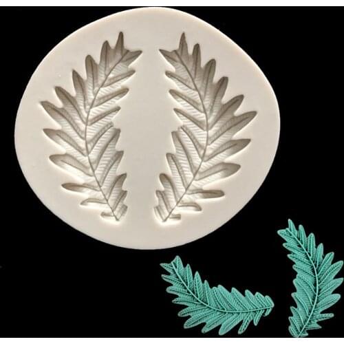 Olive Leaves Silicone Molds Seaweed Baking Mould DIY Fondant Chocolate Pastry Cake Mold Bakeware Kitchen Cake Decorating Tools