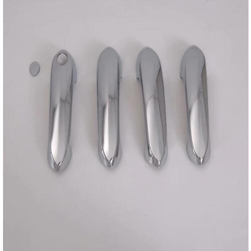 Car Carbon fiber style styling door handle cover handle trim For BMW X5 2019 stainless steel accessories