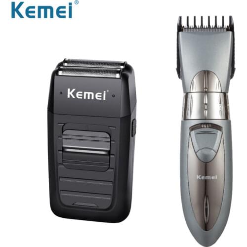 Kemei Km 1102 Trimmer for Men Barber Shop Hair Clippers Hair Removal Skull Shaver Machine To Cut Beard Male Electric Razor