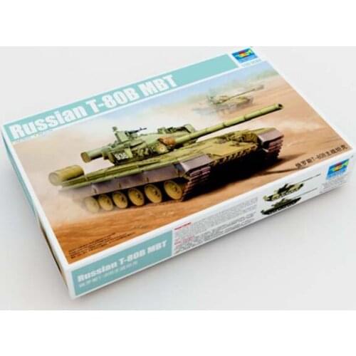 Trumpeter 05565 1/35 Russian T-80B Main Battle Tank Plastic Model Military TH05528-SMT6