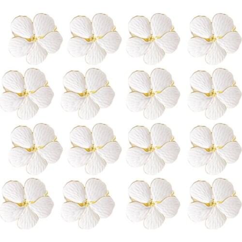 Quality 16 Pcs Flower Napkin Buckle Napkin Ring Napkin Ring, Used for Wedding, Festival, Banquet, Daily Party Decoration